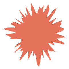 Abstract doodle shape decorative element