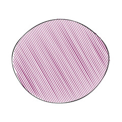 Abstract doodle shape decorative element