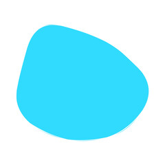 Abstract doodle shape decorative element