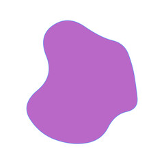 Abstract doodle shape decorative element