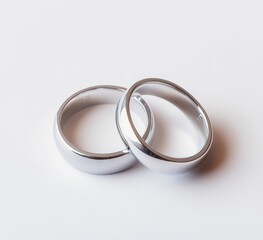 Two simple wedding rings