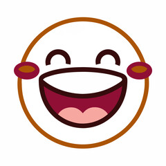 Laughing emoticon