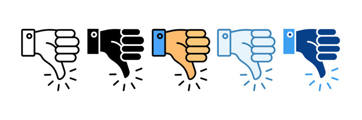 Bad  Icon Set Multiple Style Collection