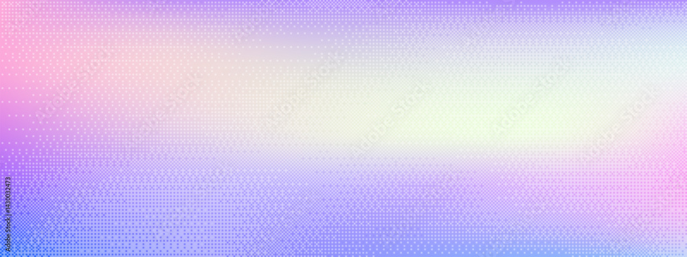 Poster abstract pixel art texture with smooth gradient. digital bitmap background in soft blue and purple t