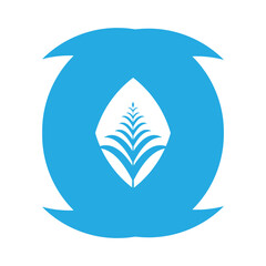 Colorful Home and tree logo icon vector design.  