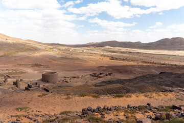 Moroccan berber village near the Sahara 