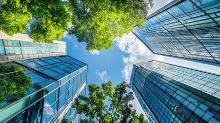 sustainable goal development with environmental friendly approach, green business strategy, and global net zero carbon neutral target for emission reduction