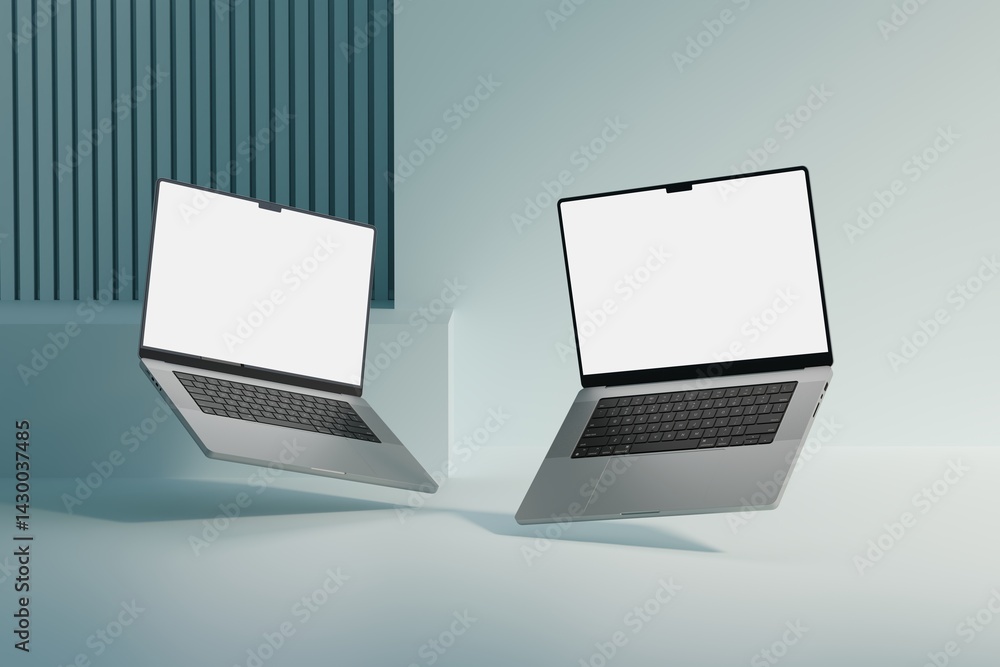 Canvas Prints responsive web design and website mockup, devices mock up, smartphone desktop tablet laptop template