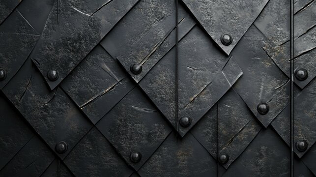 Texture de fond d'une feuille de m&Atilde;&copy;tal noir brillant