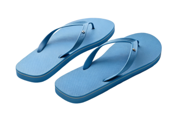 blue flip flops