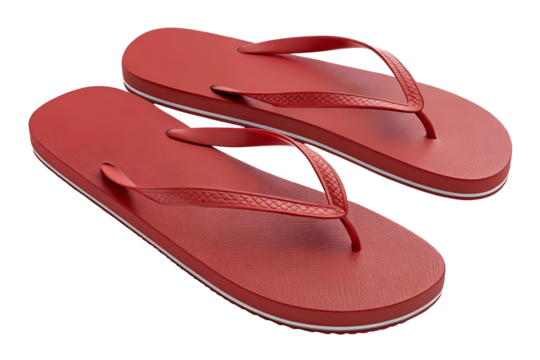 red flip flops