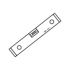 Construction Level Tool Outline Icon  