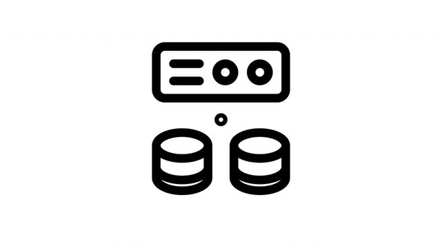 database storage animated icon