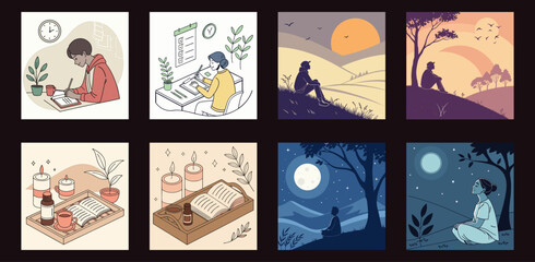 illustration set design Vector design 