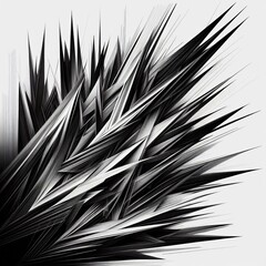 Fototapeta premium of jagged lines in black and