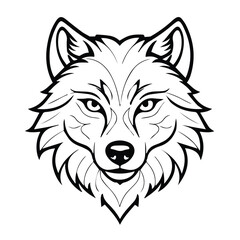 Fototapeta premium vector fox head logo