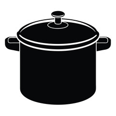 Pressure Cooker Vector – Kitchen Appliance Illustration for Cooking, Design & Graphic Use