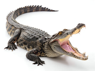 alligator in a mouth