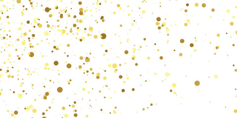 Abstract Golden doted glitter on transparent background. Luxury sparkling confetti. Creating a Magical and Elegant Celebration Effect. gold, luxury, isolated, light, background, white, vector, 