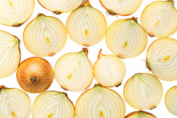 Fototapeta premium seamless pattern of yellow onions