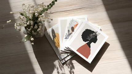 Heartfelt affirmation cards uplifting spirits and nurturing self-love.