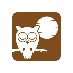 Owl logo icon design