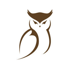 Owl logo icon design