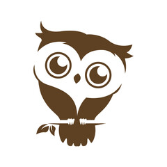 Owl logo icon design