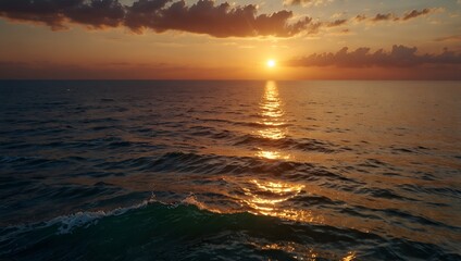 Obraz premium sunset over the sea