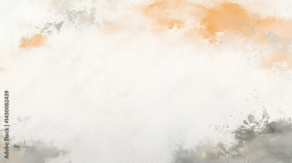 Poster delicate textured off-white canvas with subtle color accents and rustic charm