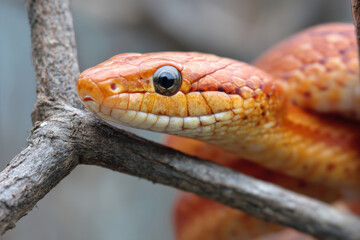 Obraz premium Snake or Red Rat Snake