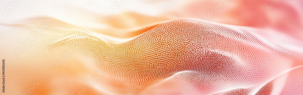 Aufkleber Pastel Gradient Mesh: Elegant Dotted Pattern in Soft Hues for Abstract Backgrounds and Creative Design Projects
