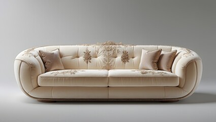 white sofa in a living room