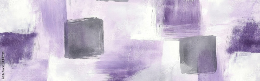 Aufkleber abstract pencil strokes design with gray and lavender elements in artistic composition for elegant b