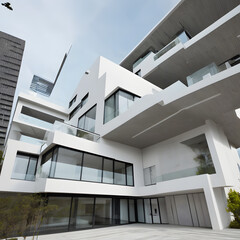 modern apartment building