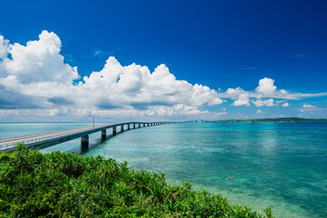 Obraz premium 伊良部大橋 沖縄 宮古島