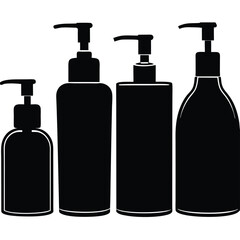 Soap Dispenser in Use Vector file – Clean Bathroom Accessory Illustration for Hygiene, UI & Design Projects