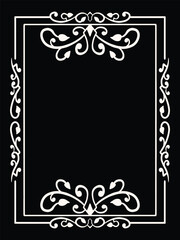 Royal Ornamental Border Vector for Invitations
