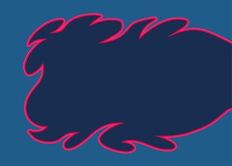 Framed background with flame pattern and with some copy space area