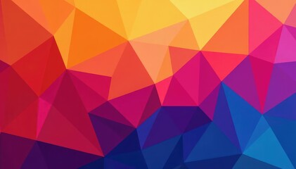 Abstract geometric shapes, vibrant hues for social media, luxury, dark, tablet