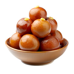 bowl of sweet Gulab jamun