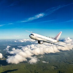 Obraz premium Fliegen im Flug: Flugreisen: Internationale Reisen