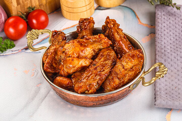 Buffalo chicken wings barbecue sauce