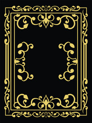 Graceful Frame with Wedding Theme