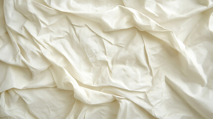 Flattened but clearly crumpled paper surface with soft lighting highlighting texture