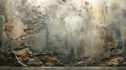 Textured Gray and Brown Weathered Wall Background