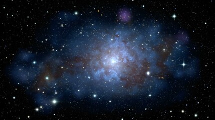 explosion in space with colorful waves of energy and light spreading across the vast black expanse