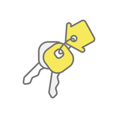 Home Key icon vector stock illustration