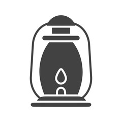 Oil Lamp icon vector image. Suitable for mobile apps, web apps and print media.