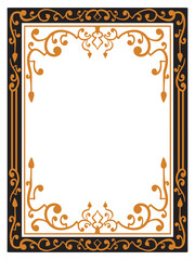 Elegant Vector Frame for Wedding Invitations